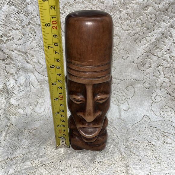 Vintage Ceramic Moai Easter Island Statue - Picture 6 of 7